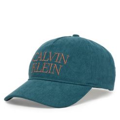 Czapka z daszkiem Calvin Klein. Niebieskie czapki męskie CALVIN KLEIN, bez wzorów. Za 189.99 zł.