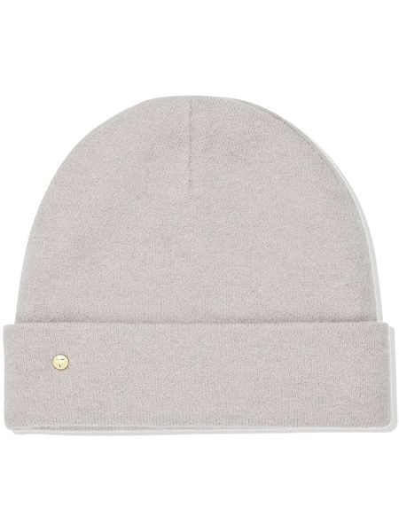 Hey Marly Wełniana czapka beanie "Classic" w kolorze kremowym rozmiar: onesize. Brązowe czapki zimowe damskie Hey Marly, z materiału. Za 174.43 zł.