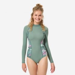 Kostium kąpielowy jednoczęściowy damski Decathlon Dani Numea. Brązowe stroje jednoczęściowe damskie OLAIAN, l, bez wzorów. Za 159.99 zł.