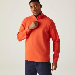 Agilno męska bluza. Brązowe bluzy bez kaptura męskie Regatta, m, z bawełny. W wyprzedaży za 109.99 zł.