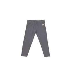 Legginsy z bawełna na czas wolny na co dzień. Szare legginsy damskie LEONE 1947 APPAREL, bez wzorów, z bawełny. W wyprzedaży za 44.86 zł.