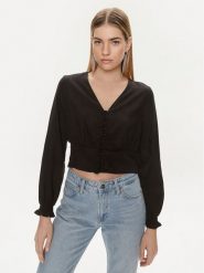 Levi's® Bluzka Tamara A7172-0006 Czarny Regular Fit. Czarne bluzki damskie s, bez wzorów, z lyocellu, bez ramiączek. Za 209.99 zł.