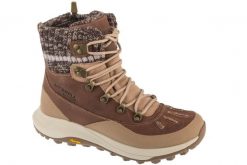 Buty trekkingowe damskie, Siren 4 Thermo Mid Zip WP. Brązowe obuwie trekkingowe damskie MERRELL, na wiosnę. Za 699.99 zł.