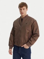 Calvin Klein Jeans Kurtka bomber LV04RC526G Brązowy Regular Fit. Brązowe kurtki męskie Calvin Klein Jeans, m, bez wzorów, z jeansu, bez kaptura. Za 629.99 zł.