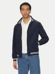 Guess Kurtka bomber M5GL28 WH762 Granatowy Regular Fit. Niebieskie kurtki męskie Guess, m, z aplikacjami, z syntetyku, bez kaptura. Za 399.99 zł.