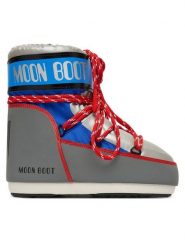 Moon Boot Śniegowce Mb Icon Low Space Racing 80D1409650 Szary. Szare śniegowce damskie Moon Boot, z materiału. Za 889.00 zł.