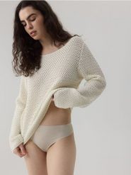 Majtki typu szorty 3 pack - jasnozielony. Zielone szorty damskie Reserved, bez wzorów. W wyprzedaży za 39.99 zł.