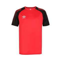 Koszulka dla dzieci Umbro Challenge. Czerwone koszulki dziewczęce Umbro, l, bez wzorów, z materiału, bez ramiączek. Za 219.00 zł.