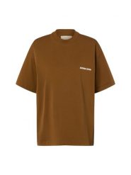 Another Cotton Lab Koszulka Kobiety Bawełna brązowy, S. Brązowe t-shirty damskie Another Cotton Lab, s, bez wzorów, z bawełny, bez kołnierzyka. Za 89.95 zł.