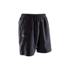 Spodenki fitness kardio FST 120 męskie. Czarne szorty męskie DOMYOS, m, z materiału, na fitness i siłownię. Za 29.99 zł.