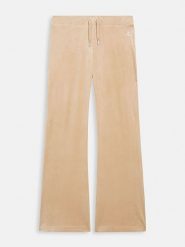 Juicy Couture Spodnie dresowe w kolorze beżowym rozmiar: S. Brązowe spodnie dresowe damskie Juicy Couture, s, bez wzorów, z dresówki. Za 140.20 zł.