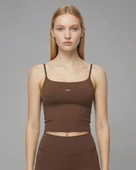 Koszulka bez rękawów Softform™ - Brązowy. Brązowe bluzki sportowe damskie JOY STUDIO, m, bez wzorów, ze skóry, bez ramiączek. Za 168.00 zł.