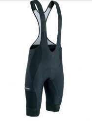 Spodenki rowerowe GRAVEL BIBSHORT. Czarne szorty męskie GIST, bez wzorów, z lycry, biznesowe. Za 399.00 zł.