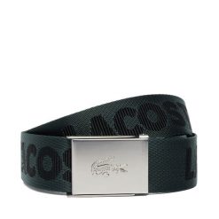 Pasek Męski Lacoste. Niebieskie paski męskie Lacoste, bez wzorów. Za 329.99 zł.
