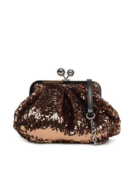 Weekend Max Mara Torebka 2615511094650 Różowy. Czerwone torebki klasyczne damskie Weekend Max Mara, bez wzorów, z materiału, wizytowe, bez kołnierzyka, bez ramiączek. Za 879.99 zł.