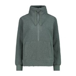 Bluza damska turystyczna CMP 32P3806. Zielone bluzy z kapturem damskie CMP, z materiału. Za 399.99 zł.