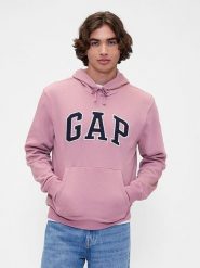 GAP Bluza w kolorze jasnoróżowym rozmiar: L. Różowe bluzy z kapturem męskie GAP, l. Za 127.65 zł.