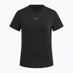 Koszulka Reebok Rbk-Chill Athletic Tee. Czarne bluzki damskie REEBOK FITNESS, bez wzorów, bez kołnierzyka. Za 109.99 zł.