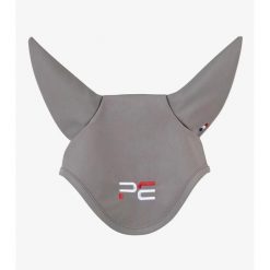 Czapka z muchą dla koni Premier Equine Atlas. Szare czapki męskie PREMIER EQUINE, bez wzorów, z materiału, eleganckie. Za 251.00 zł.