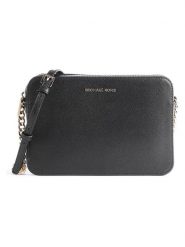 Michael Kors Skórzana torebka w kolorze czarnym - 24 x 16 x 5 cm rozmiar: onesize. Czarne torebki klasyczne damskie Michael Kors, bez wzorów, z materiału, bez dodatków. Za 636.92 zł.