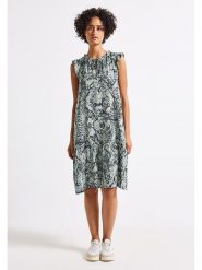 Street One Sukienka w kolorze kremowo-morskim rozmiar: 44. Niebieskie sukienki damskie Street One, na co dzień, bez wzorów, z wiskozy, street, bez kołnierzyka, bez ramiączek, midi, proste. Za 139.87 zł.