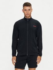 Hugo Bluza 50518700 Czarny Relaxed Fit. Czarne bluzy bez kaptura męskie Hugo, l, z bawełny. Za 299.99 zł.