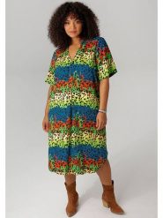 Aniston Sukienka w kolorze zielono-niebieskim rozmiar: 48. Niebieskie sukienki damskie Aniston, bez wzorów, z wiskozy, bez kołnierzyka, bez ramiączek, midi. Za 104.99 zł.