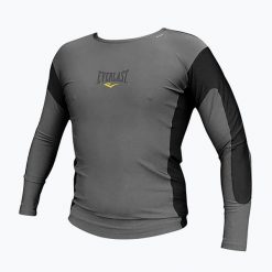 Koszulka kompresyjna męska Everlast Rashguard Longsleeve. Czarne t-shirty sportowe męskie Everlast, m, bez ramiączek. Za 139.99 zł.