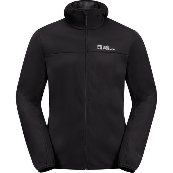 Kurtka uniwersalna męska Jack Wolfskin 13069236000. Czarne kurtki męskie Jack Wolfskin, m, bez wzorów, z materiału, klasyczne, z kapturem. Za 614.75 zł.