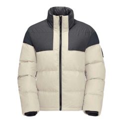 Kurtka Puchowa 365 Fearless Dla Kobiet. Białe kurtki damskie Jack Wolfskin, bez wzorów, z puchu, bez kaptura. Za 689.99 zł.