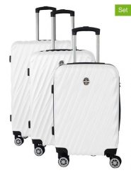 Canadian Peak 3-częściowy zestaw "Swapeak" w kolorze białym rozmiar: onesize. Białe walizki Canadian Peak, bez wzorów, z materiału. Za 404.99 zł.