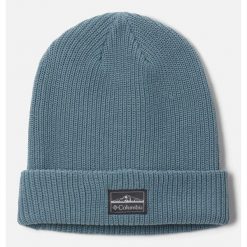 COLUMBIA Czapka Lost Lager II Beanie metal. Niebieskie czapki męskie Columbia, na zimę, bez wzorów, z materiału, klasyczne. Za 61.84 zł.