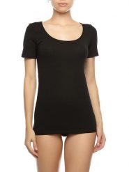 COTONELLA Koszulki (2 szt.) w kolorze czarnym rozmiar: XL. Czarne bluzki damskie Cotonella, xl, bez wzorów, bez kołnierzyka. Za 52.17 zł.