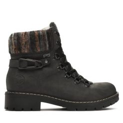 Trapery Rieker. Szare trapery damskie Rieker, bez obcasa. Za 269.99 zł.