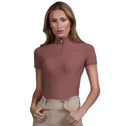 Treningowy top Premier Equine Prospero. Brązowe topy sportowe damskie PREMIER EQUINE, na lato, l, bez wzorów, z materiału, bez ramiączek. Za 252.50 zł.