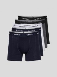 5PAK MĘSKICH BOKSEREK MARCUS UNDERTØJ Roxy Solid 40-200083 7050. Bokserki męskie MARCUS, bez wzorów. Za 89.99 zł.