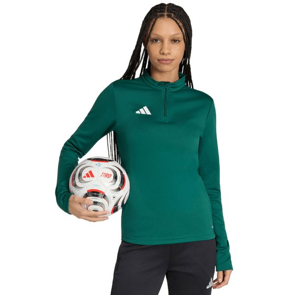 Damski top treningowy adidas Entrada26. Zielone bluzy bez kaptura damskie Adidas, l, bez wzorów, z materiału, bez ramiączek. Za 121.99 zł.
