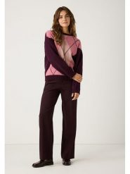 More & More Sweter w kolorze jasnoróżowo-bordowym rozmiar: 36. Czerwone swetry klasyczne damskie MORE & MORE, z wełny, bez kołnierzyka. Za 208.99 zł.