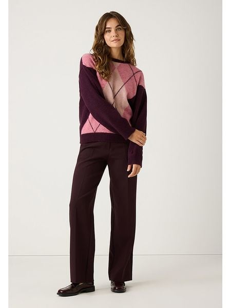 More & More Sweter w kolorze jasnoróżowo-bordowym rozmiar: 36. Czerwone swetry klasyczne damskie MORE & MORE, z wełny, bez kołnierzyka. Za 208.99 zł.