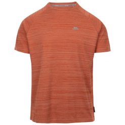 T-shirt Trespass Leecana. Brązowe t-shirty męskie Trespass, l, bez wzorów, z materiału, bez kołnierzyka. Za 65.70 zł.