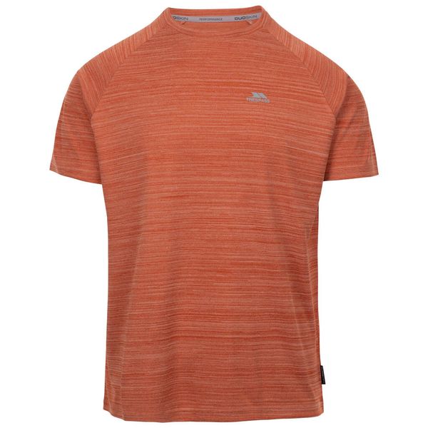 T-shirt Trespass Leecana. Brązowe t-shirty męskie Trespass, l, bez wzorów, z materiału, bez kołnierzyka. Za 65.70 zł.