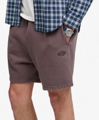 Superdry Micro Logo Shorts – relaxed fit z recyklingowanego poliestru. Szare szorty męskie Superdry., bez wzorów, z bawełny, klasyczne. Za 282.85 zł.