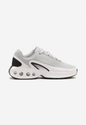 Szaro-Białe Buty Sportowe Sneakersy na Grubej Tłoczonej Podeszwie Uliathiela. Szare buty sportowe na co dzień męskie Born2be, bez zapięcia. Za 149.99 zł.