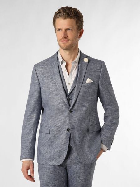 Finshley & Harding kurtka modułowa - Steven Mężczyźni Modern Fit wiskoza niebieski, 48. Niebieskie kurtki męskie Finshley & Harding, m, bez wzorów, z wiskozy, eleganckie, bez kaptura. Za 799.95 zł.