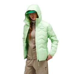 Kurtka Peak Performance damska Elevate Liner Hood Jacket zielona - M. Zielone kurtki damskie Peak Performance, m, bez wzorów, z puchu, bez kaptura. W wyprzedaży za 1,059.00 zł.