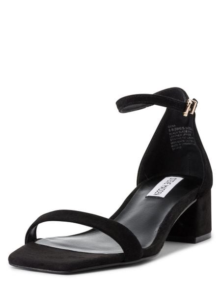 Steve Madden Sandały - Gena Kobiety Tekstylia czarny, 39. Czarne sandały damskie Steve Madden, bez wzorów, bez obcasa. Za 599.95 zł.
