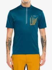 Koszulka rowerowa CMP Clutch T-Shirt Freebike. Niebieskie t-shirty męskie CMP, m, z poliesteru, bez ramiączek, rowerowe. Za 219.99 zł.