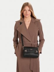 Guess Torebka Gregoria HWBG85 46200 Czarny. Czarne listonoszki damskie Guess, z aplikacjami, ze skóry, bez dodatków. Za 369.99 zł.