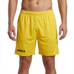 Damskie Szorty Biegowe Oddychający Poliester Żółty Dusseldorf. Żółte szorty damskie Legea, bez wzorów, z poliesteru. Za 52.00 zł.
