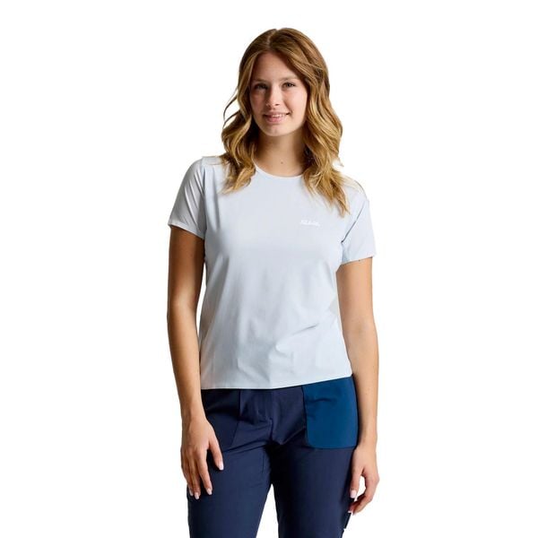 Koszulka Slam Od Koszulka Ws Tech Ss Damskie. Szare bluzki sportowe damskie SLAM, l, z materiału, bez kołnierzyka, bez ramiączek. Za 409.99 zł.
